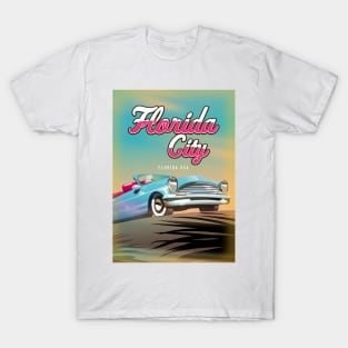 Florida City USA Travel poster T-Shirt